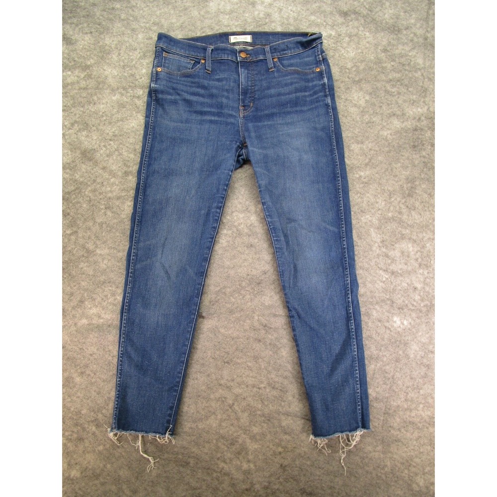 Madewell Jeans Womens 32 High Rise Skinny Blue stretch denim pre-owned